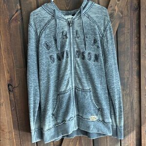 Harley-Davidson Gray Zip-Up women’s Sweater